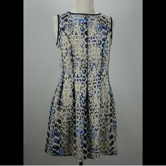 Apt. 9 Dresses & Skirts - Apt 9 Size M Sleeveless Fit and Flare Animal Snake Print Dress with Pock…